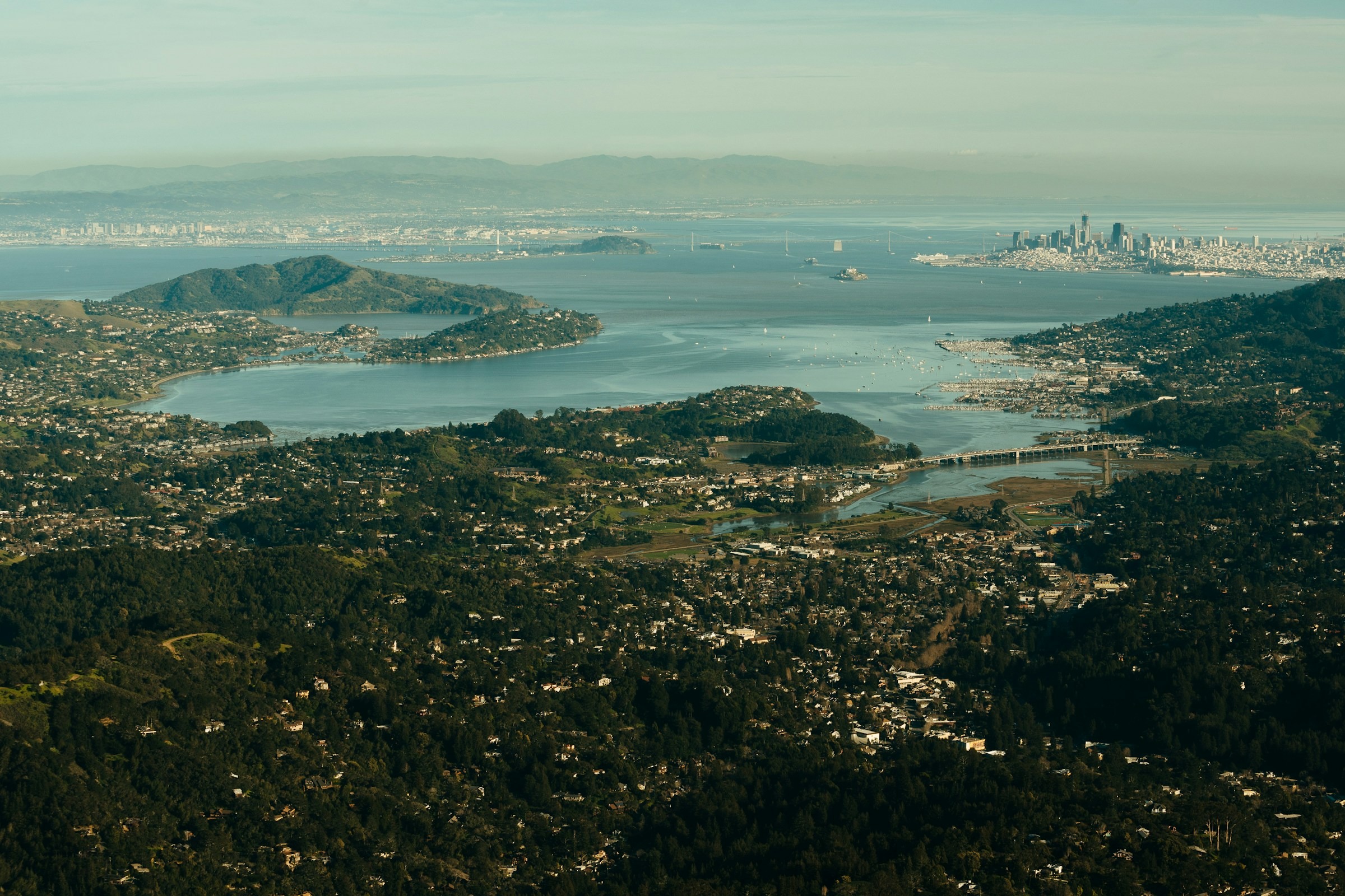 View of San Francisco Bay Area