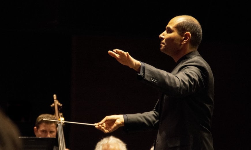 Fawzi Haimor conducting Marin Symphony