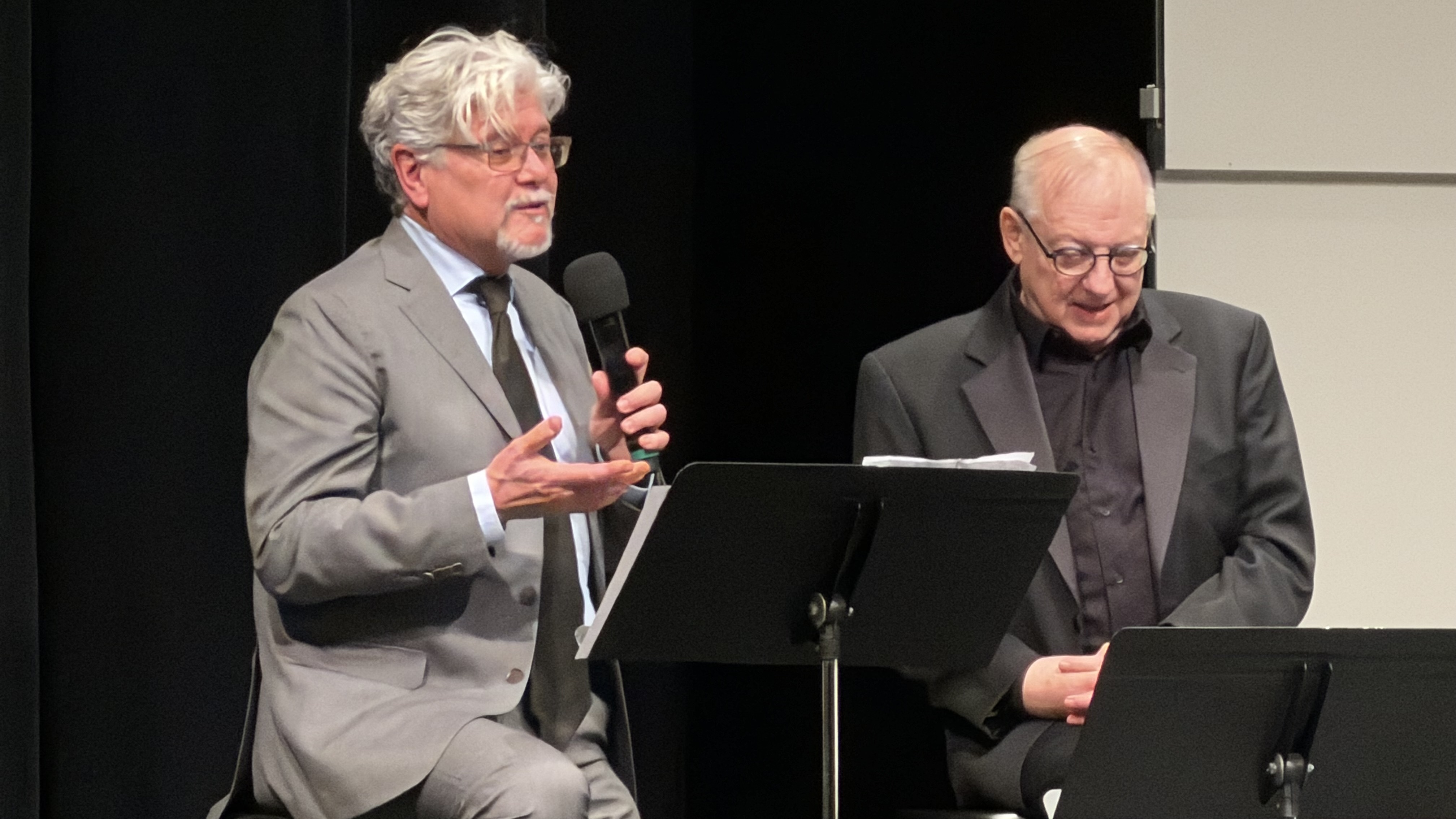 Nicholas McGegan and Francesco Spagnolo