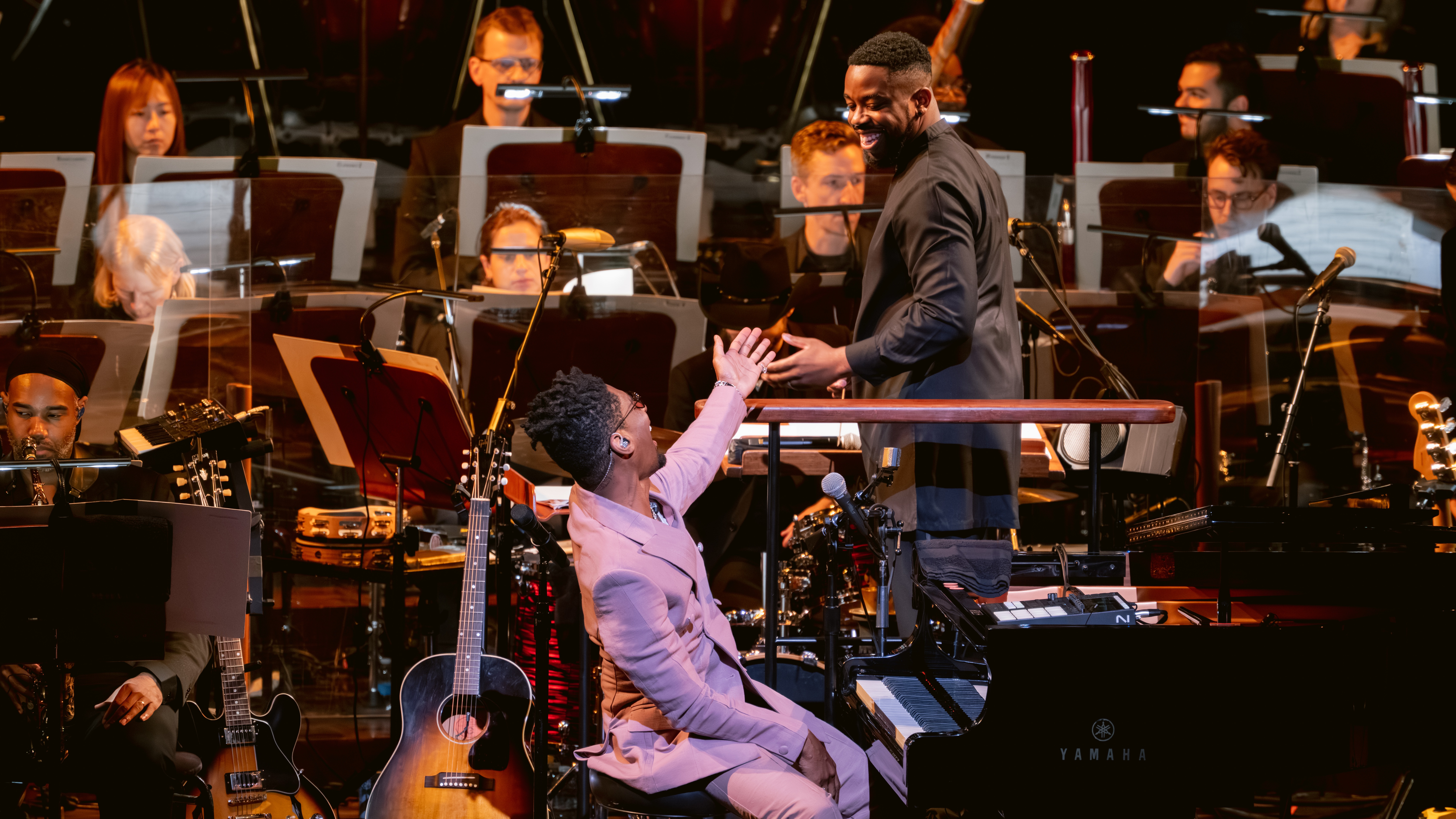 Jon Batiste, conductor Jonathan Taylor Rush