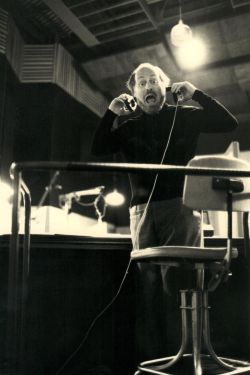 John Williams at a recording session