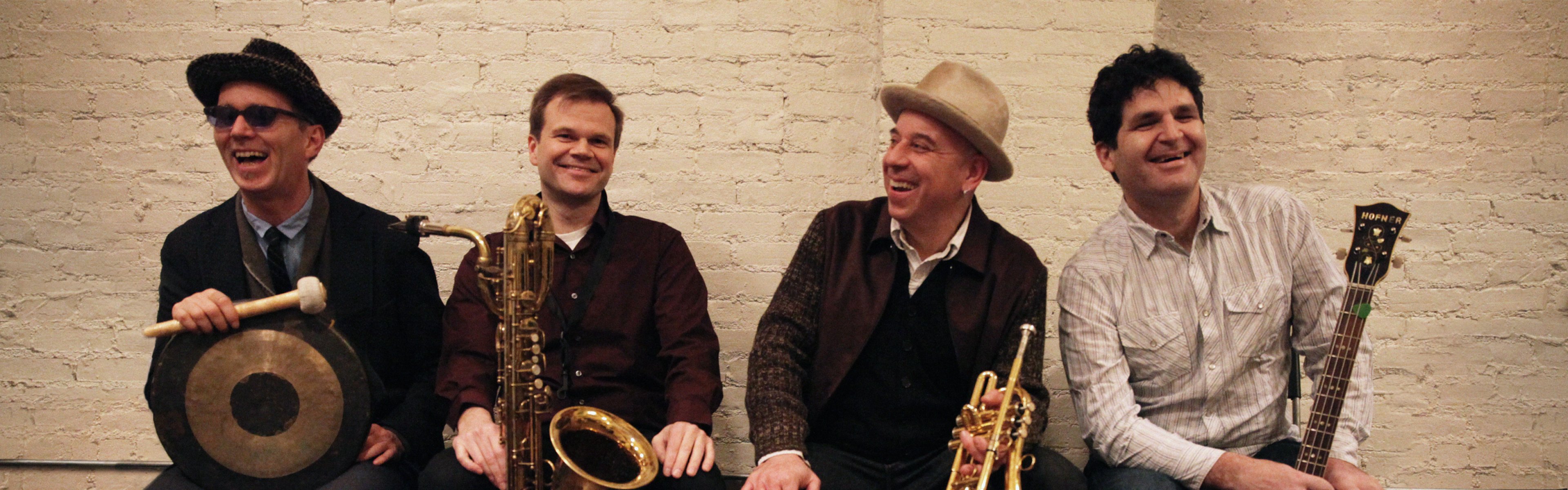 Kenny Wollesen, Briggan Krauss, Steven Bernstein, and Tony Scherr 