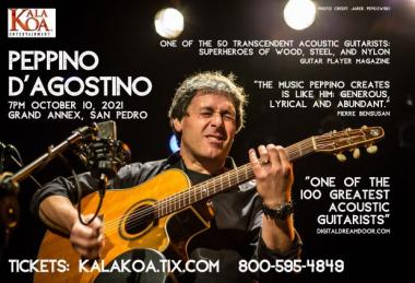 Acclaimed Acoustic Guitarist Peppino D’Agostino 