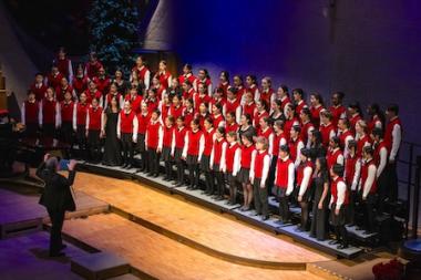 Los Angeles Children's Chorus with Artistic Director Fernando Marvar-Ruiz
