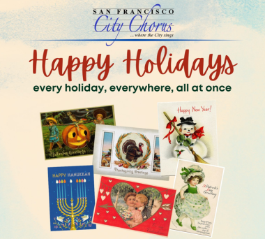 Join the San Francisco City Chorus for our Fall Concert: Happy Holidays