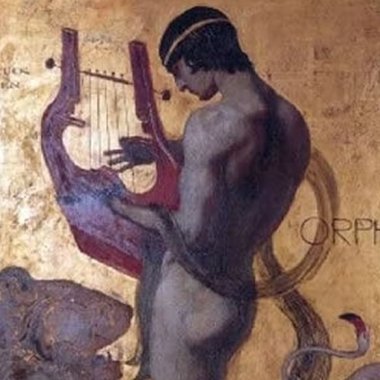 Franz von Stuck, Orpheus charming the beasts (1891)