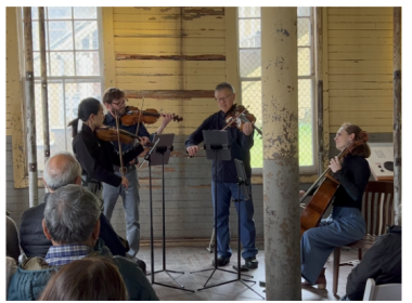 Del Sol Quartet performing on Angel Island