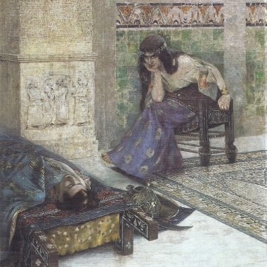 Vardges Sureniants, Šamiramë with the corpse of Ara the Beautiful (1899)