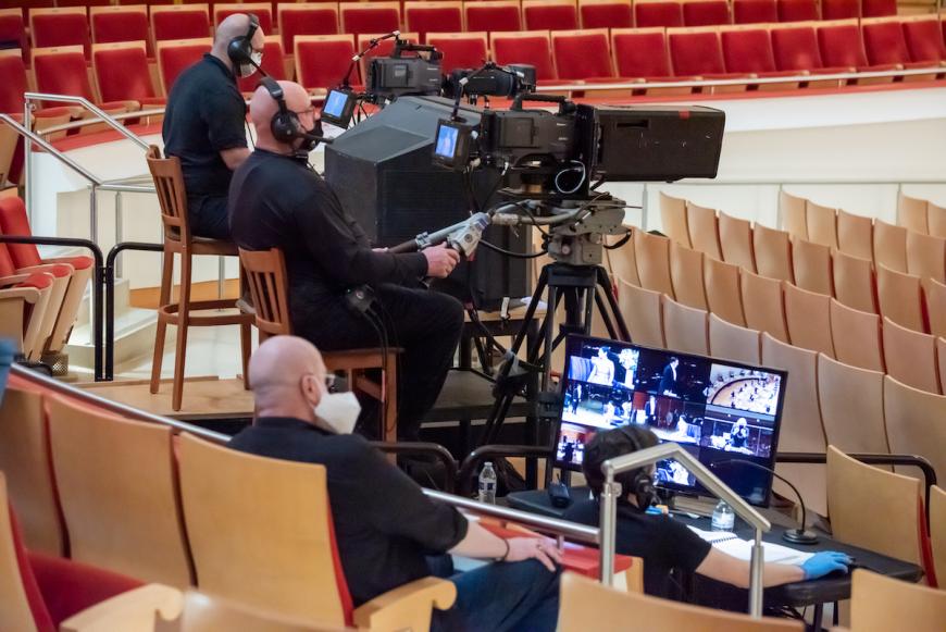 Crew for Pacific Symphony’s production of Verdi’s "La traviata" 