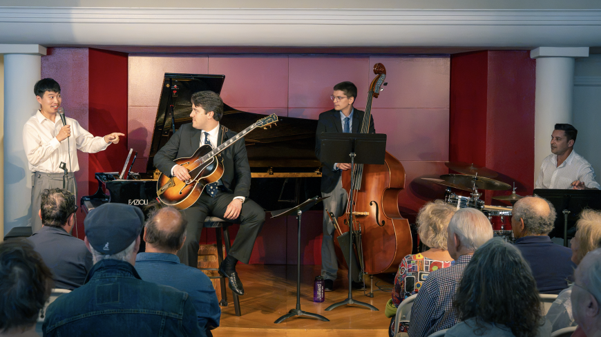 Left to right: Chen, Félix Lemerle, Nico Martinez, and Brian Fishler | Credit: Mike Lisching