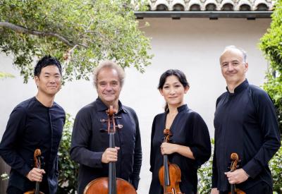 The Takács Quartet performs Sunday, December 4, 2022 and Sunday, January 29, 2023 in Hertz Hall. (credit: Kiduck Kim)
