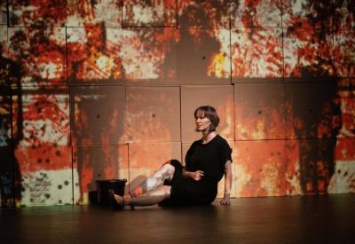 Karen Wemhoener as Landsis  (courtesy of Alexis Silver photography)