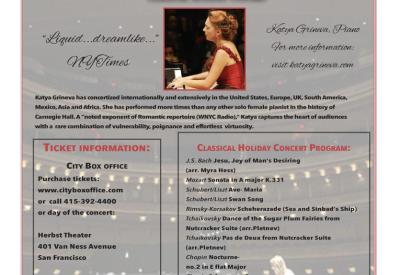 Flyer for the concert