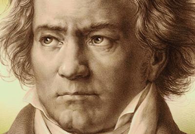 Beethoven looking off into the visionary distance