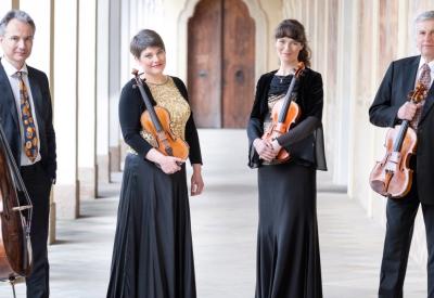 Welcome the Praˇzák’s fifth appearance here—an audience favorite ensemble now renewed by two new Czech members. Since its founding in 1972 at Prague Conservatory, the Praˇzák’s acclaimed musicianship has brought to world attention the unique Czech string quartet tradition. The “engaging” and “superb foursome” (Chicago Tribune) has toured worldwide for 30+ years, and released 50+ award-winning CDs on Praga/ Harmonia Mundi. “Poetic...powerful performance” (LA Times).