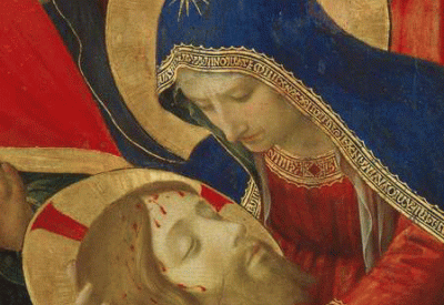 Lamentation Over the Dead Christ (1436-1440) by Fra Angelico 