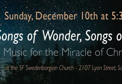 bright star above lakeside chapel