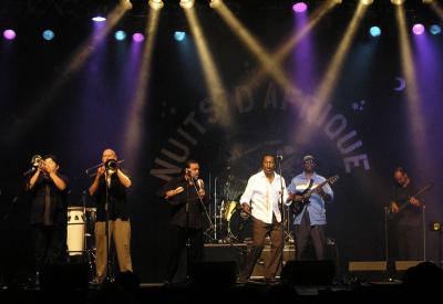Photo of Richardo Lemvo & Makina Loca courtesy of the artists and Jazz On The Plazz.