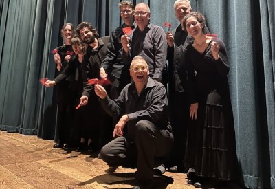 Jack Curtis Dubowsky Ensemble at the Gardena Cinema on April 11, 2025, for THE GOLEM live score