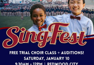 SingFest flyer January 2026
