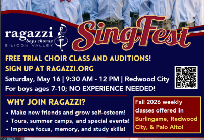 SingFest Flyer promoting the event for May 2026