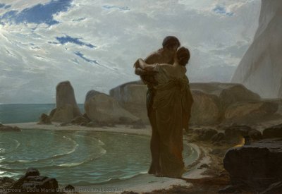 Louis-Marie Baader - Hero and Leander (1866)