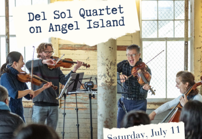 Del Sol Quartet performing on Angel Island