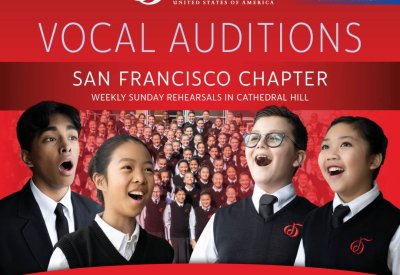 Flyer - SF National Children's Chorus Fall 2026 Auditions