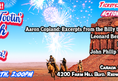 American Musical Adventure •	John Williams – Liberty Fanfare  •	Aaron Copland – Billy the Kid (Suite excerpts)  •	Leonard Bernstein – Danzón from Fancy Free  •	Richard Hayman – Pops Hoe-Down  •	John Philip Sousa – Stars and Stripes Forever