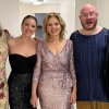 Lindsay Mendez, left, Jessie Mueller, Renée Fleming, Doug Peck, and Tituss Burgess