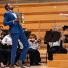 Saxophonist Steven Banks performs Joan Tower’s Love Returns, conducted by Leonard Slatkin | Credit: Blake Nelson