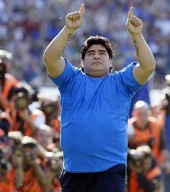 ... and Maradona the scandalous