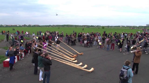 At the Tempelhof broadcast Templehof