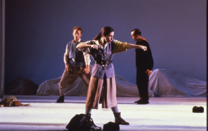 Meredith Monk in <em>ATLAS</em>, Houston Grand Opera, 1991 Meredith Monk in <em>ATLAS</em>, Houston Grand Opera, 1991
